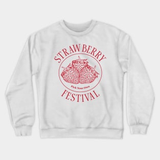 Strawberry Festival Cottagecore Cottagecore Crewneck Sweatshirt